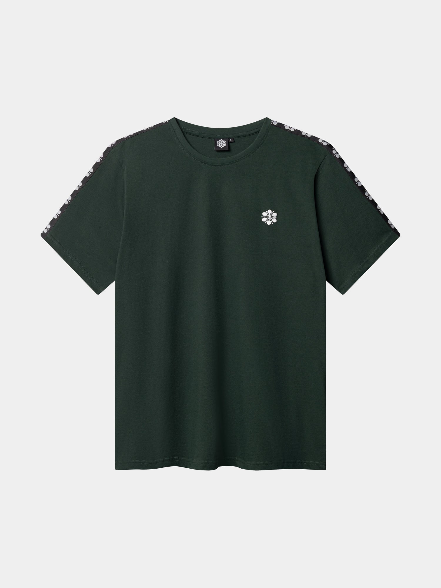 T-Shirt Heavy Relaxed Green Sleeve tape