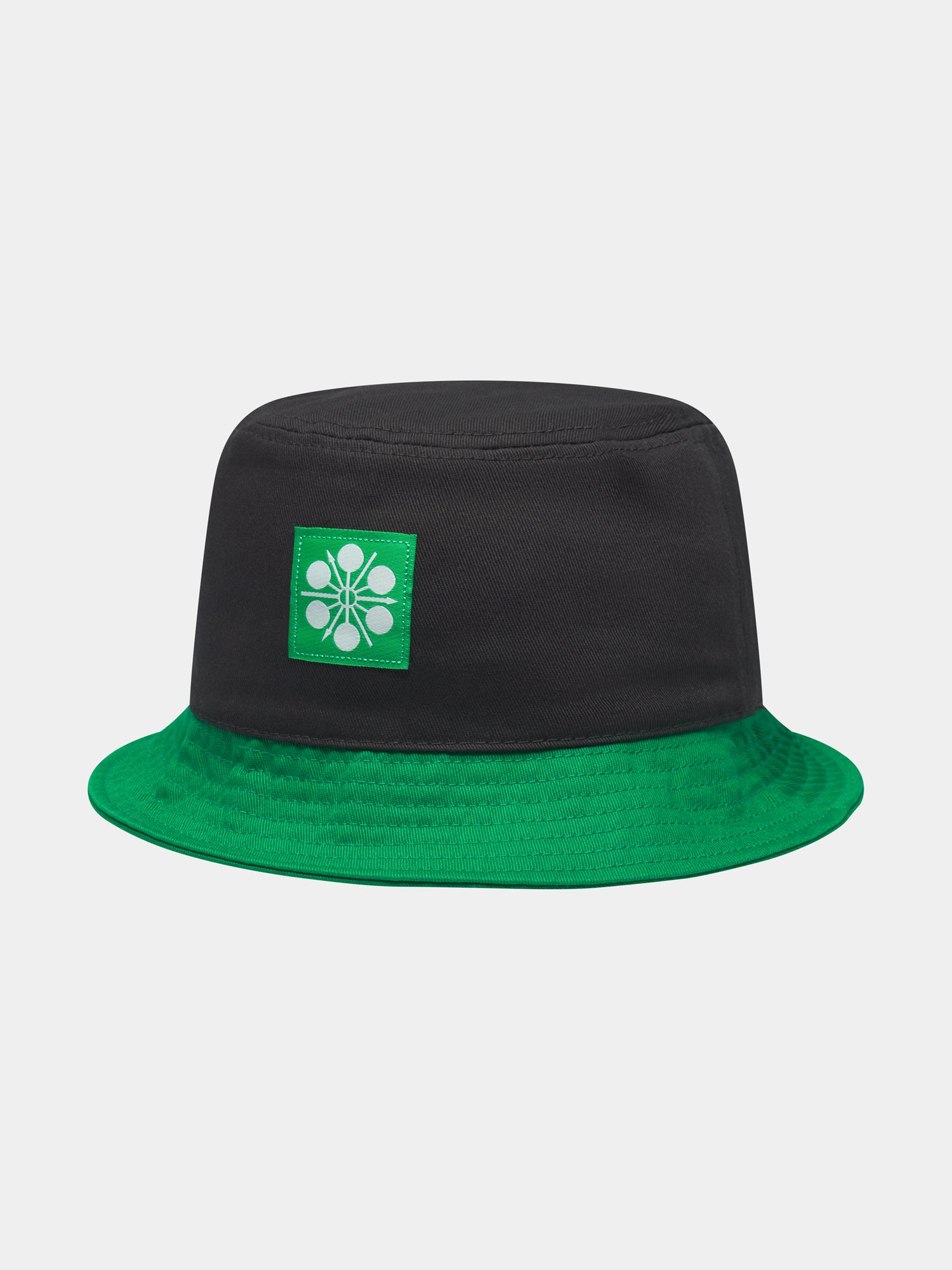 Bucket hat barn grönsvart