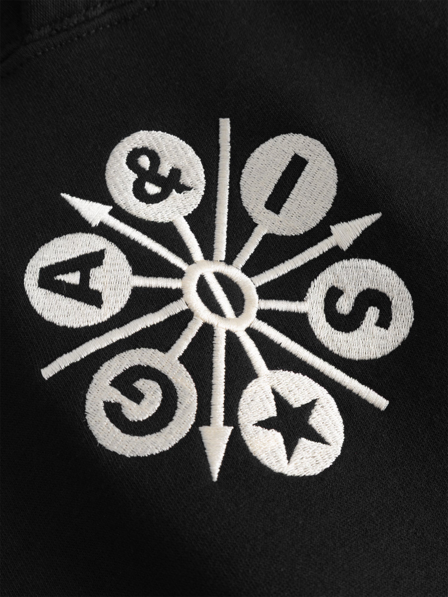 Hoodie Kids svart grön