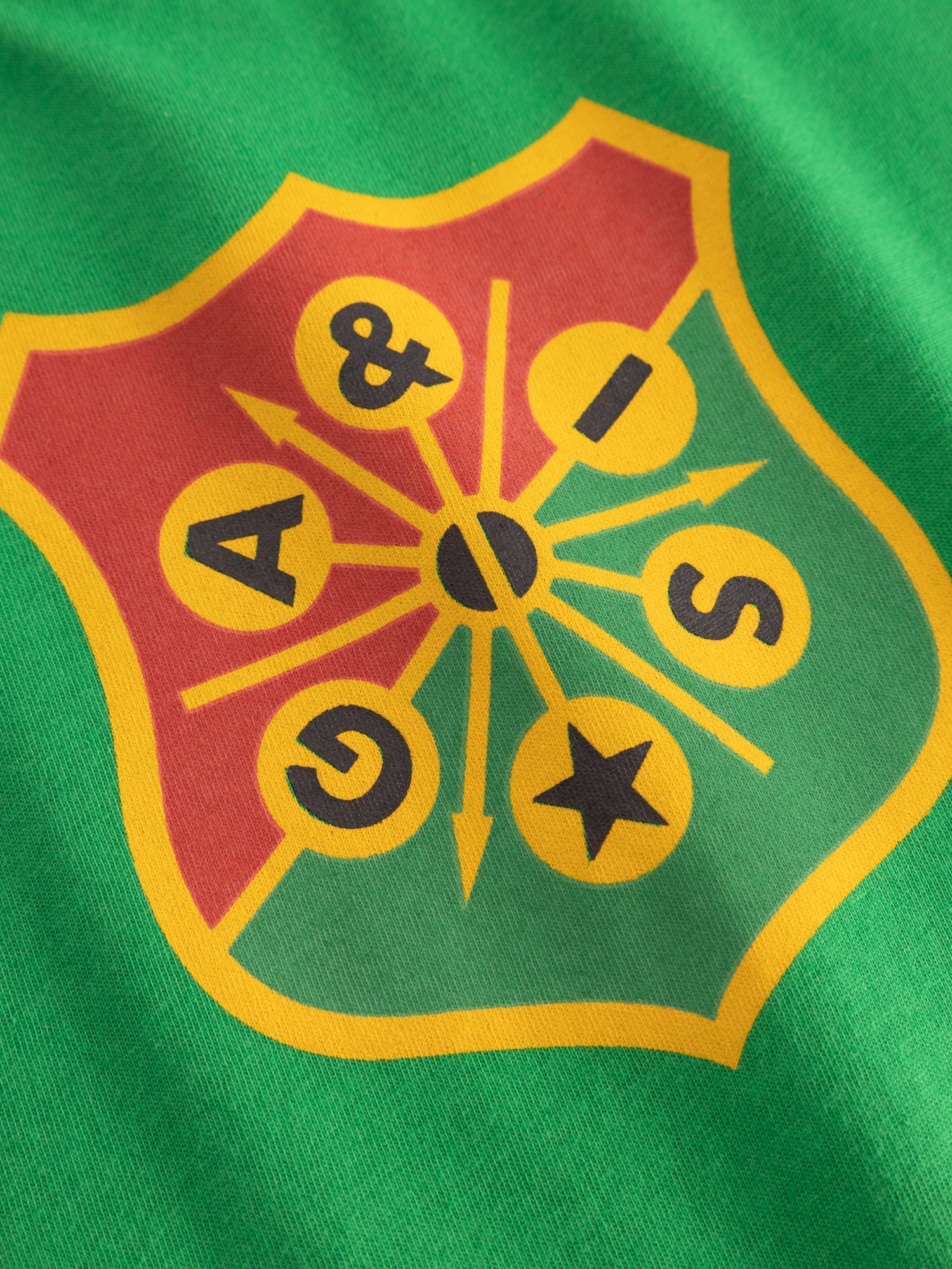 T-shirt barn raglan emblem