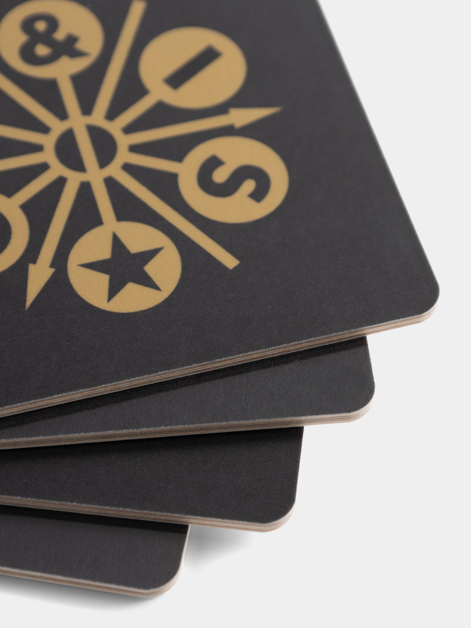 Coasters 4-pack 9x9cm