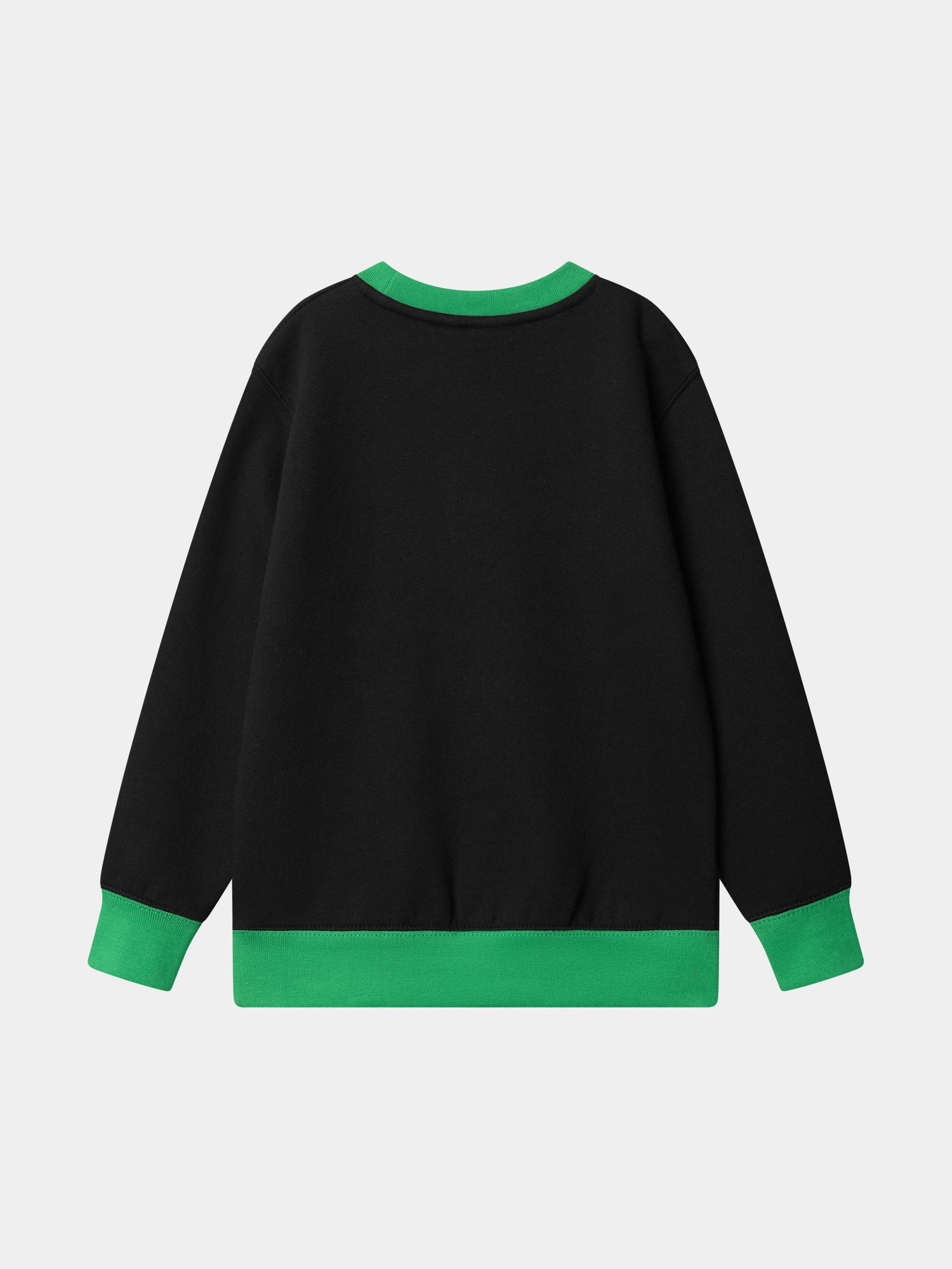 Sweatshirt barn svart grön