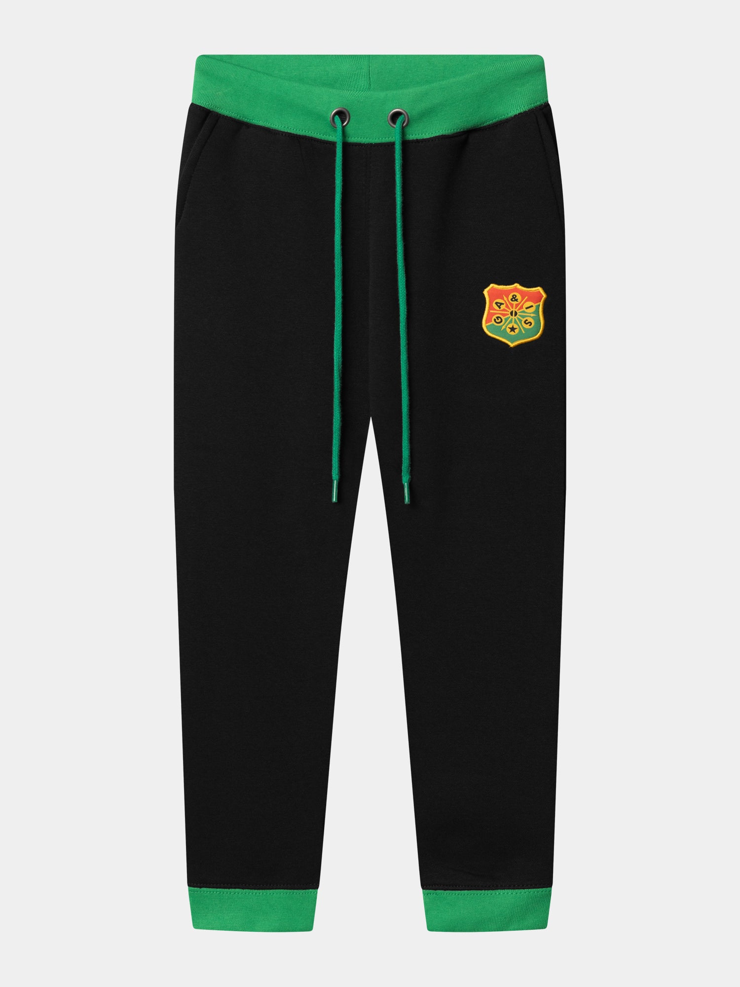 Sweatpants barn svart grön