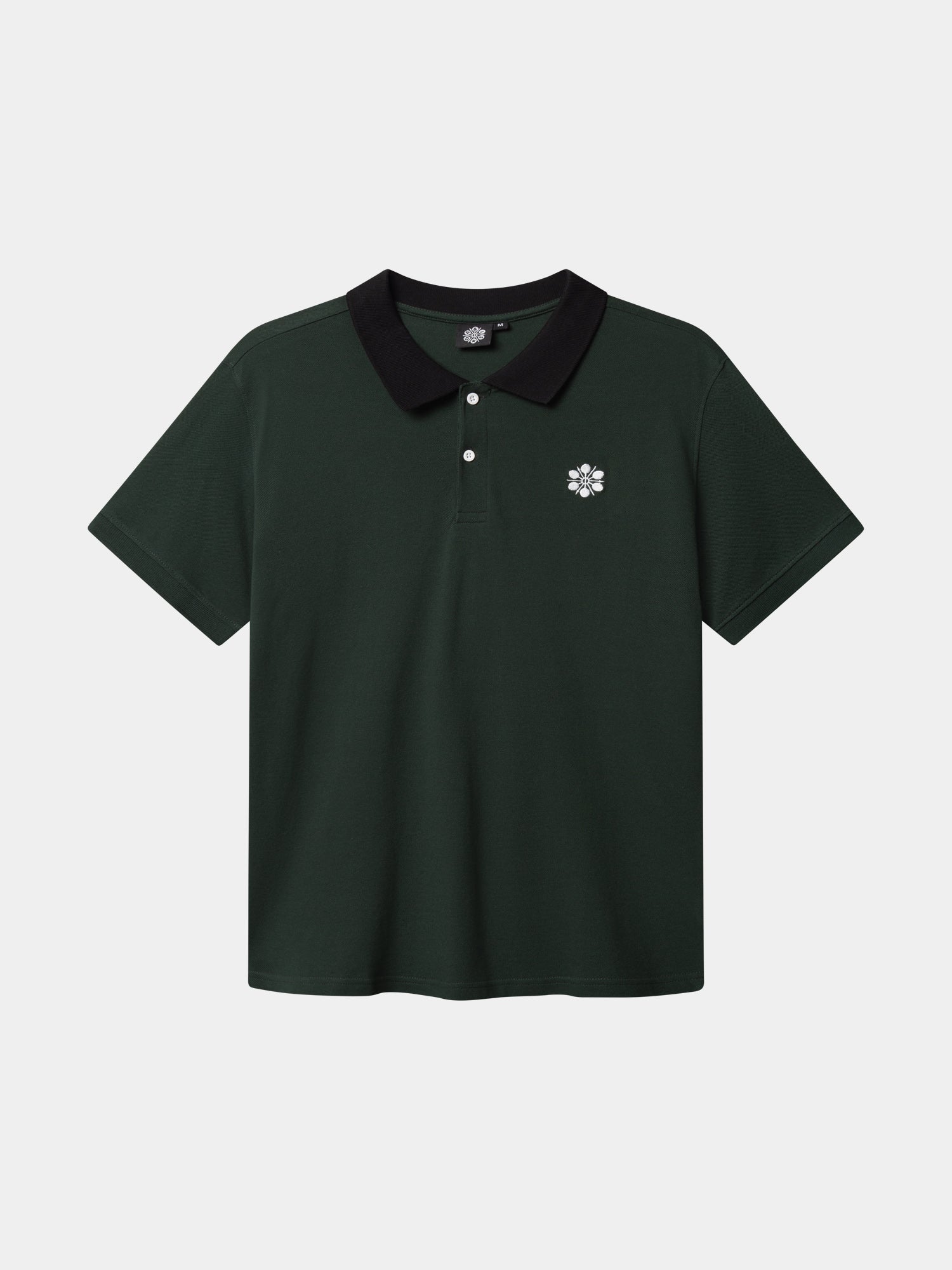 Polo Pique mörkgrön No shield
