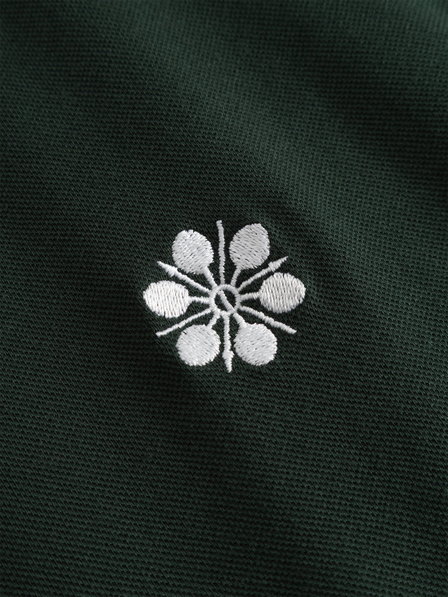 Polo Pique mörkgrön No shield