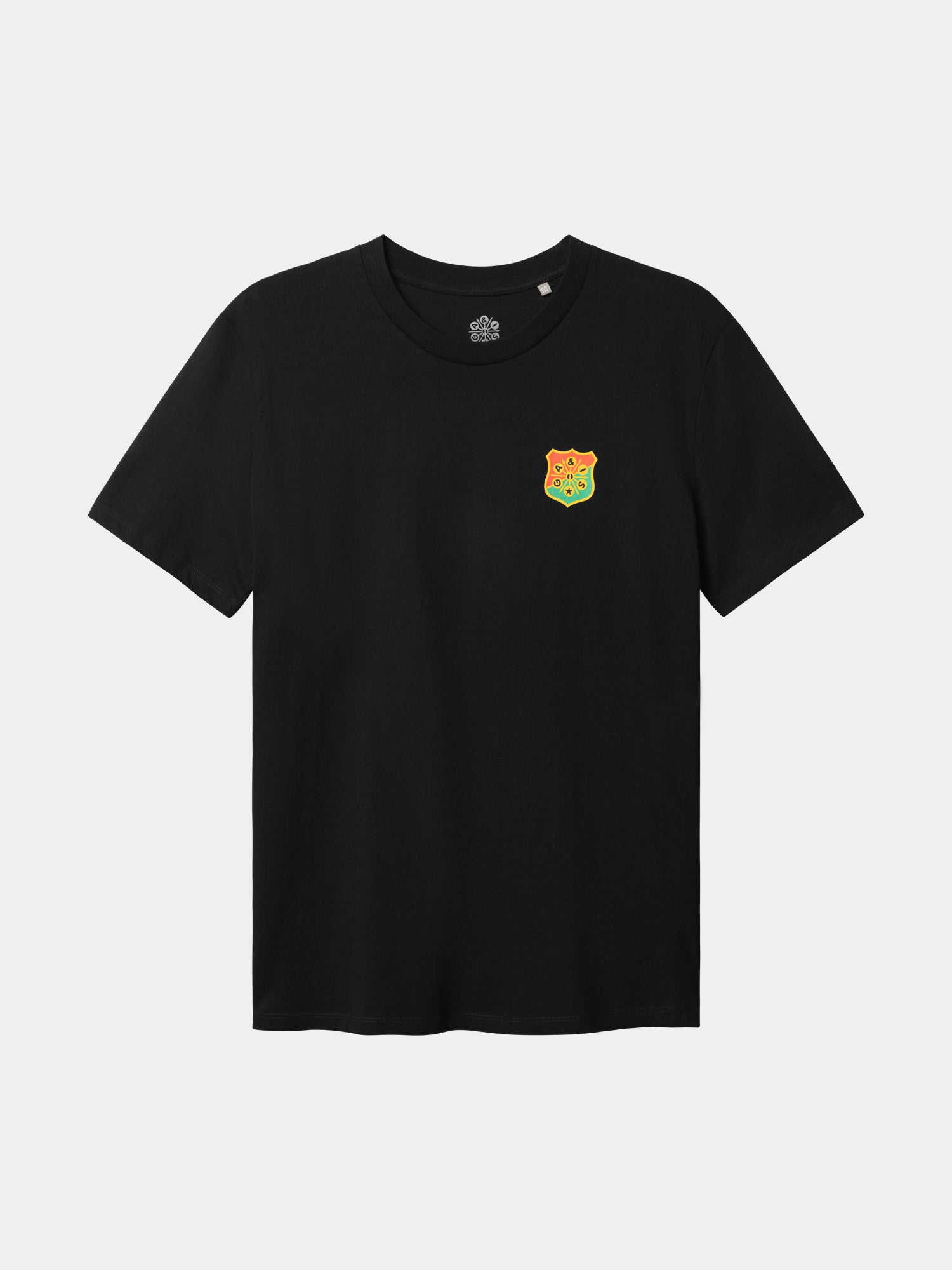 T-shirt svart emblem