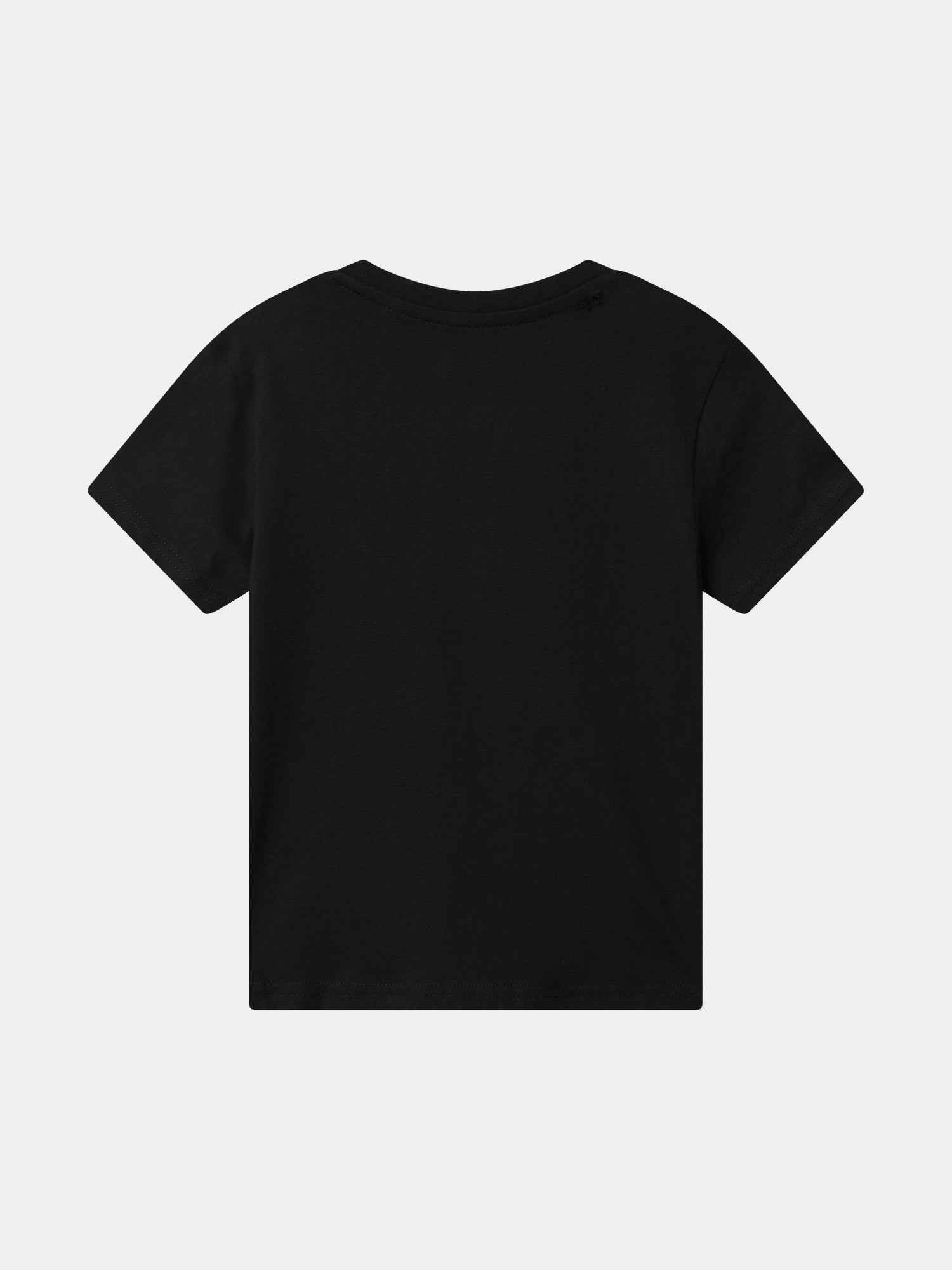 T-shirt barn emblem svart